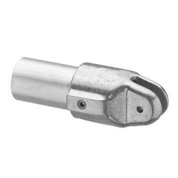 Buiskoppeling Scharnierhuls Ø 27 mm Aluminium, Verzenden, Nieuw