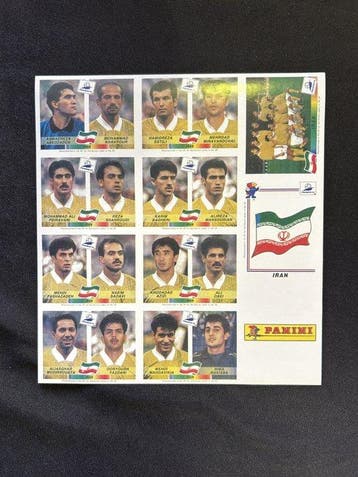 1998 Panini Panini - World Cup France 98 - Missing team, Nieuw