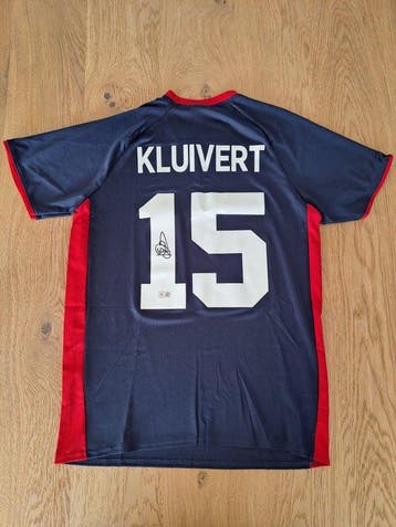Hand Signed Custom Style Jersey - Patrick Kluivert -, Nieuw