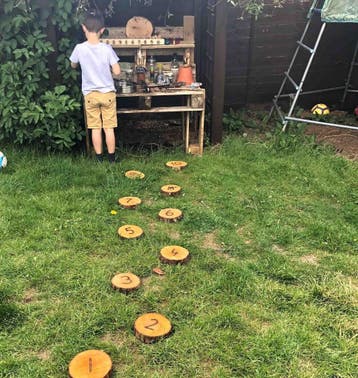 Cosy houten nummer stapstenen educa van €80,95 voor €40,47, Ophalen of Verzenden, Nieuw