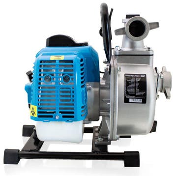 Benzine Waterpomp - 1250W - 43cc - Blauw, Verzenden, Nieuw