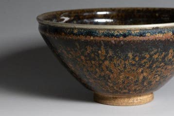 Shinonome  - Chawan - Keramiek - Fukurin Tenmoku theekop