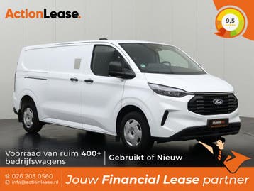 Ford Transit Custom Bestelbus L2 H1 2024 Diesel, Auto's, Zwart, Wit, Nieuw, Transit