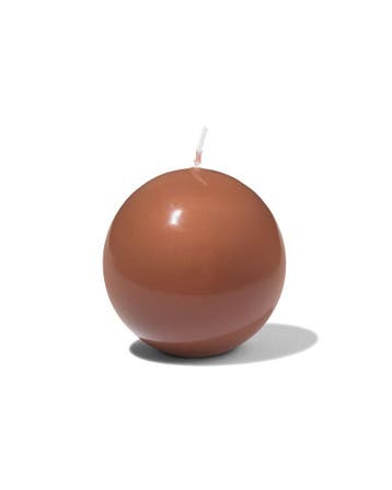 HEMA Bolkaars 7cm glas bruin, Verzenden, Nieuw, Bruin