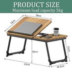 Bedtafel - Laptoptafel - Bank tafeltje - Ontbijttafeltje - 6, Computers en Software, Laptoptafels, Verzenden, Zo goed als nieuw