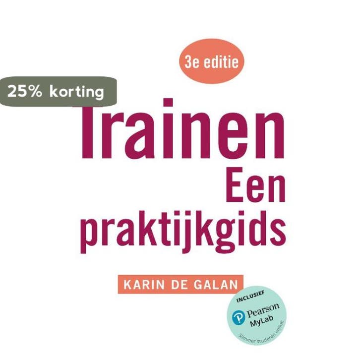 Trainen 9789043034005 Karin de Galan, Boeken, Studieboeken en Cursussen, Zo goed als nieuw, Verzenden