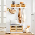 2dekans | Schoenenbank met Opbergruimte en Kussen -, Ophalen of Verzenden, Zo goed als nieuw