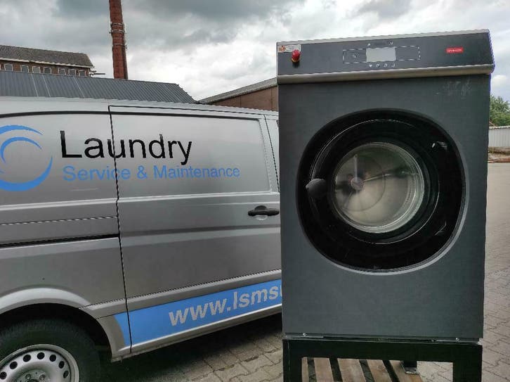 Lavamac AF105 industriële wasmachine, Witgoed en Apparatuur, Wasmachines, 95 cm of meer, Minder dan 1200 toeren, 10 kg of meer