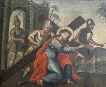 Italiaanse school (XVIII) - Stazione Via Crucis - La Salita
