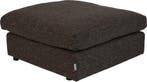 2dekans | Zuiver Sense Hocker Espresso - Poef - 92x47x92 cm, Ophalen of Verzenden, Zo goed als nieuw