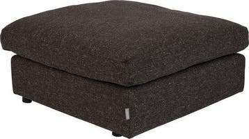 2dekans | Zuiver Sense Hocker Espresso - Poef - 92x47x92 cm, Huis en Inrichting, Tafels | Salontafels, Ophalen of Verzenden, Zo goed als nieuw