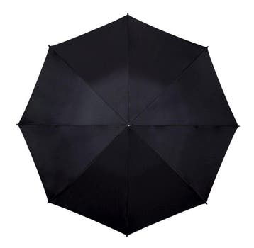 Impliva Grote Golfparaplu - Double Ribs - Zwart, Verzenden, Nieuw