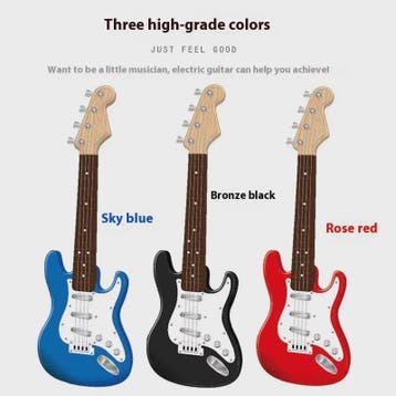 Kinder Elektrische Gitaar Speelgoed met Muziek & Licht - Ide, Verzenden, Nieuw