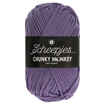 Scheepjes Chunky Monkey - 1277 iris - Acryl Garen, Ophalen of Verzenden, Nieuw