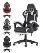 Gamingstoel Ergonomisch –Voetsteun, Lendensteun en Rugleunin, Verzenden, Nieuw