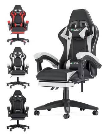 Gamingstoel Ergonomisch –Voetsteun, Lendensteun en Rugleunin, Verzenden, Nieuw