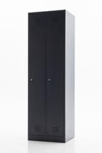Lockerkast kleding 60x50x195cm - 2 deuren - Antraciet, Ophalen of Verzenden, Nieuw, Luxe
