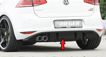 Rieger diffuser | geschikt voor VW Golf 7 VII 2013-2017, ook, Verzenden, Nieuw, Volkswagen