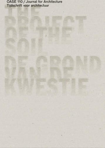 Oase Journal For Architecture #110 | Nieuw, Boeken, Ophalen of Verzenden, Nieuw, David Peleman; Paola Viganò; Martina Barcelloni Corte