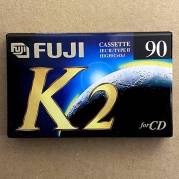 Fuji K2 90 onbespeeld nieuw (Cassette band nieuw), Ophalen of Verzenden, Nieuw in verpakking