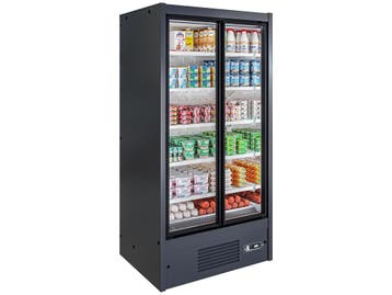 Icon LX wandkoeling B101 x D76 x H205 - antraciet met motor, Nieuw in verpakking