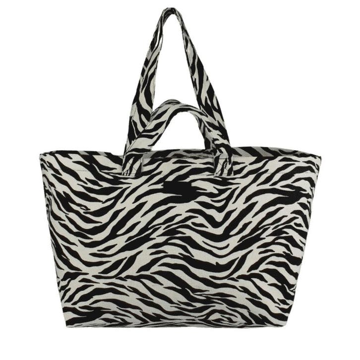 Grote Strandtas met Rits Zebra, Sieraden, Tassen en Uiterlijk, Tassen | Damestassen, Verzenden