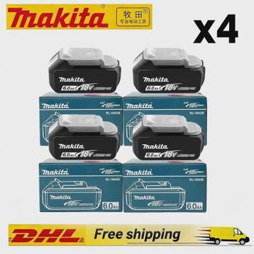 Makita 18V 6.0Ah Li-ion Accu BL1860 LXT - Krachtige Vervangi, Verzenden, Nieuw
