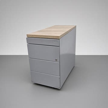 Gispen ladeblok met 4 laden - 57x32x78 cm | nieuw blad, Huis en Inrichting, Ophalen of Verzenden, Nieuw