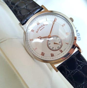 Romago - Swiss Made - Gold - NEW - Heren - 2026, Sieraden, Tassen en Uiterlijk, Horloges | Heren, Nieuw
