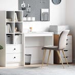 vidaXL Bureau Wit 80 x 40 x 76 cm, Verzenden, Nieuw