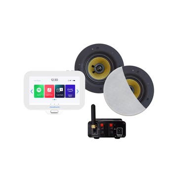 Music Center Set Aquasound N-Joy Met Speakerset Van Rumba, Ophalen of Verzenden, Nieuw, Chroom, Bad