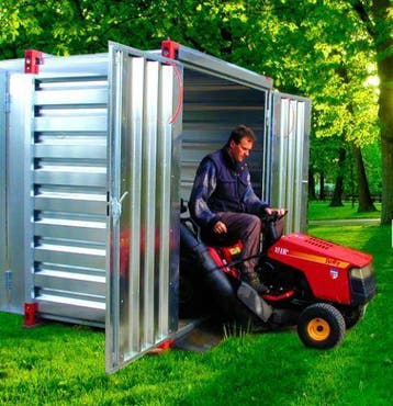 Nieuw Metalen berging schuur demontabele opslagcontainer, Tuin en Terras, Tuinhuizen, Nieuw, Metaal, Schuur