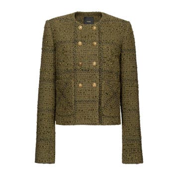 Pinko • groene geruite blazer • 38 (IT44), Verzenden, Nieuw, Groen, Maat 38/40 (M)
