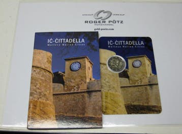 2 x 2 Euro 2024 Malta Honigbiene en Gozo im Originalblist..., Verzenden