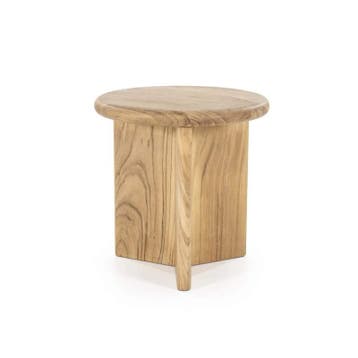Bijzettafel Leoti Klein - Naturel - 240107 - bijzettafels, Nieuw, Overige materialen