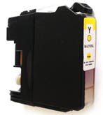 Huismerk Brother LC-125XLY cartridge geel, Verzenden, Nieuw, Huismerk