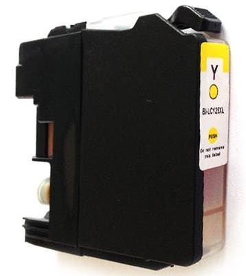Huismerk Brother LC-125XLY cartridge geel, Verzenden, Nieuw, Huismerk
