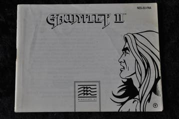 Gauntlet II Nintendo NES Manual NES-2U-FRA, Verzenden, Nieuw