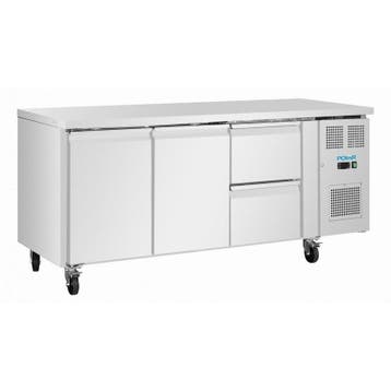 Koelwerkbank | 2 Deuren en 2 Laden | 242 Liter | 1795x700..., Verzenden, Nieuw in verpakking