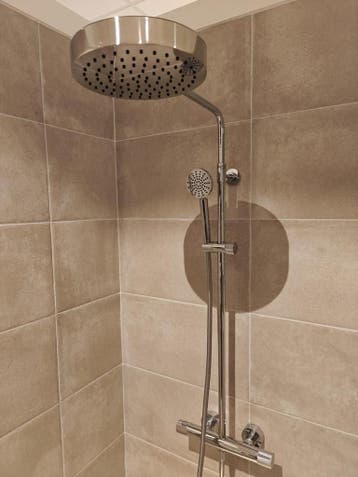 Regendouche design chroom Engraved greep - 0014, Ophalen, Nieuw, Chroom, Douche