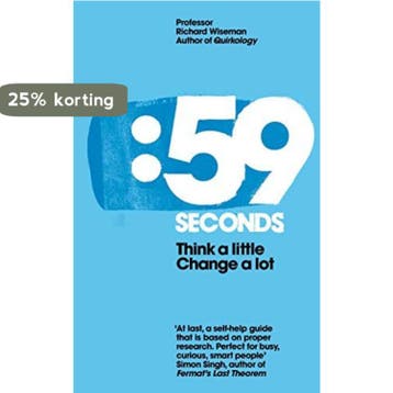 59 Seconds - Richard Wiseman 9780230744295, Verzenden, Gelezen, Richard Wiseman