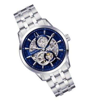 Bulova - Collezione Surveyor Automatic Skeleton Blue Edition, Nieuw
