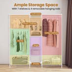 LIVSK Kledingkast - Verstelbare Hangstangen - Ruime Hangruim, Huis en Inrichting, Verzenden, Nieuw