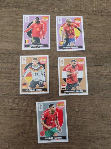 2026 Panini World Cup Stickers Lamine Yamal, Mo Salah -, Nieuw