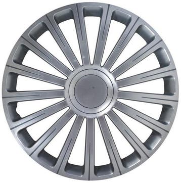 Wieldoppen  Radical 16-inch zilver + chroom ring, Auto diversen, Verzenden, Nieuw