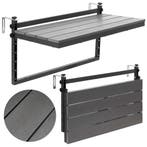 Balkontafel - Opvouwbaar - Verstelbaar - 80x37 cm - 20 KG, Ophalen of Verzenden, Nieuw