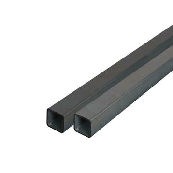 Onbehandelde koker  40x40x2 mm - op maat gezaagd, Verzenden, Nieuw