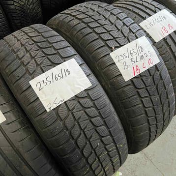 2 x Bridgestone Blizzak LM-25 235-65-18 Winterbanden 7,5mm, 18 inch, Gebruikt, 235 mm, Band(en)