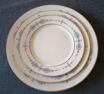 Johann Havilland - Tafelservies (22) - Bordo oro - Goud,