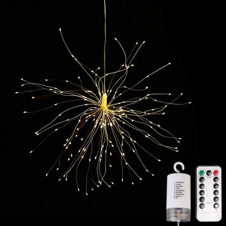 LED kerst verlichting - Big star - 30cm - batterij en, Diversen, Kerst, Ophalen of Verzenden